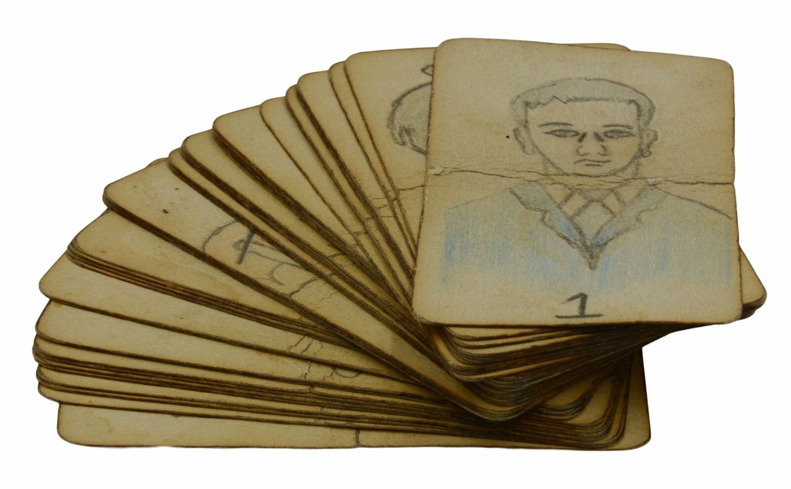Cartas antiguas de adivinación vernácula dibujadas a mano ~ CARTOMANCIA ~ Tarot oculto