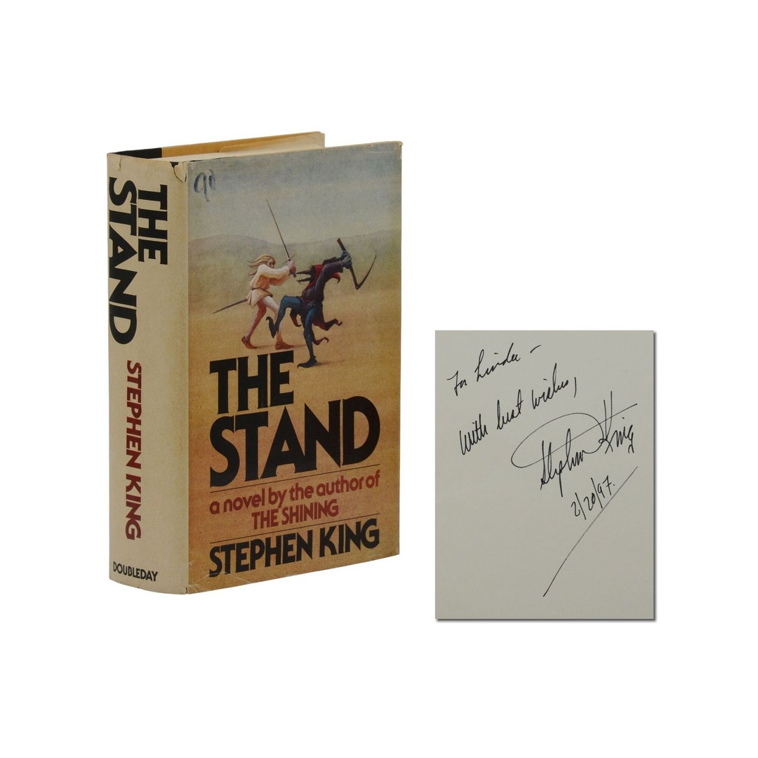 Stand Signed The Stand ~ SIGNED by STEPHEN KING ~ First Edition ~ 1st Printing 1978 ...