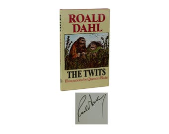 The Twits ~ SIGNED by ROALD DAHL ~ 1985 Hardcover British Reprint