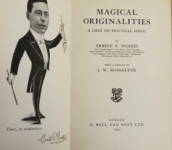 Magical Originalities A Chat On Practical Magic By Ernest E Etsy Australia