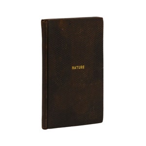 Nature ~ RALPH WALDO EMERSON ~ First Edition ~ 1st Printing ~ 1836