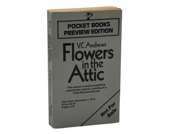 Flowers in the Attic ~ V. C. ANDREWS ~ Advance Preview Copy ~ 1979 First Pocket