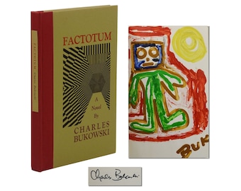 Factotum ~ CHARLES BUKOWSKI Signed Limited First Edition Original Painting 1975