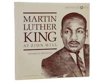 Martin Luther King Jr. at Zion Hill ~ Original pressing LP 1962 ~ Red Vinyl MLK