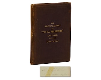 The Tao Te Ching von LAO TZU ~ Erste englische Ausgabe 1868 ~ John Chalmers 1st