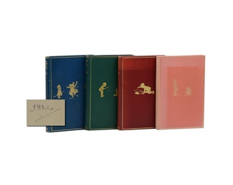 Complete Set of Winnie the Pooh Books ~ SIGNED by A.A. Milne ~ First Edition 1st
