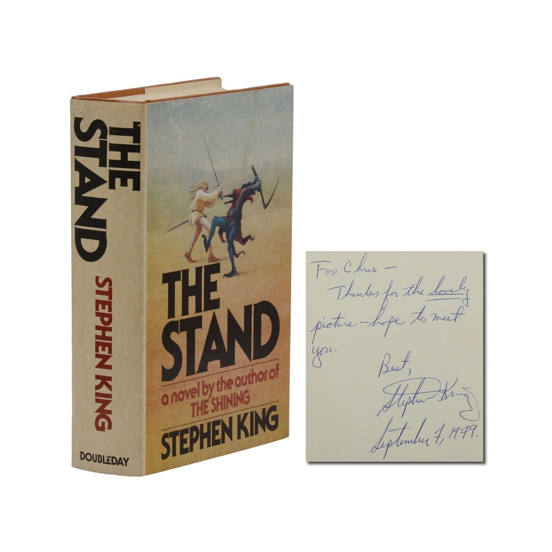Stand Signed The Stand ~ SIGNED by STEPHEN KING ~ Book Club Edition ~ 1978 [1979 ...
