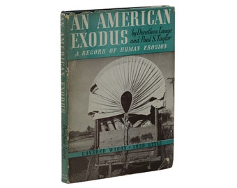 An American Exodus ~ DOROTHEA LANGE ~ First Edition 1st ~ 1939 ~ Roth 101