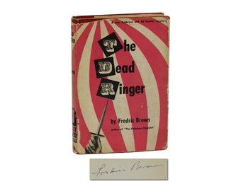 The Dead Ringer by Frederic Brown ~ SIGNED First Edition 1948 ~ Crime Mystery