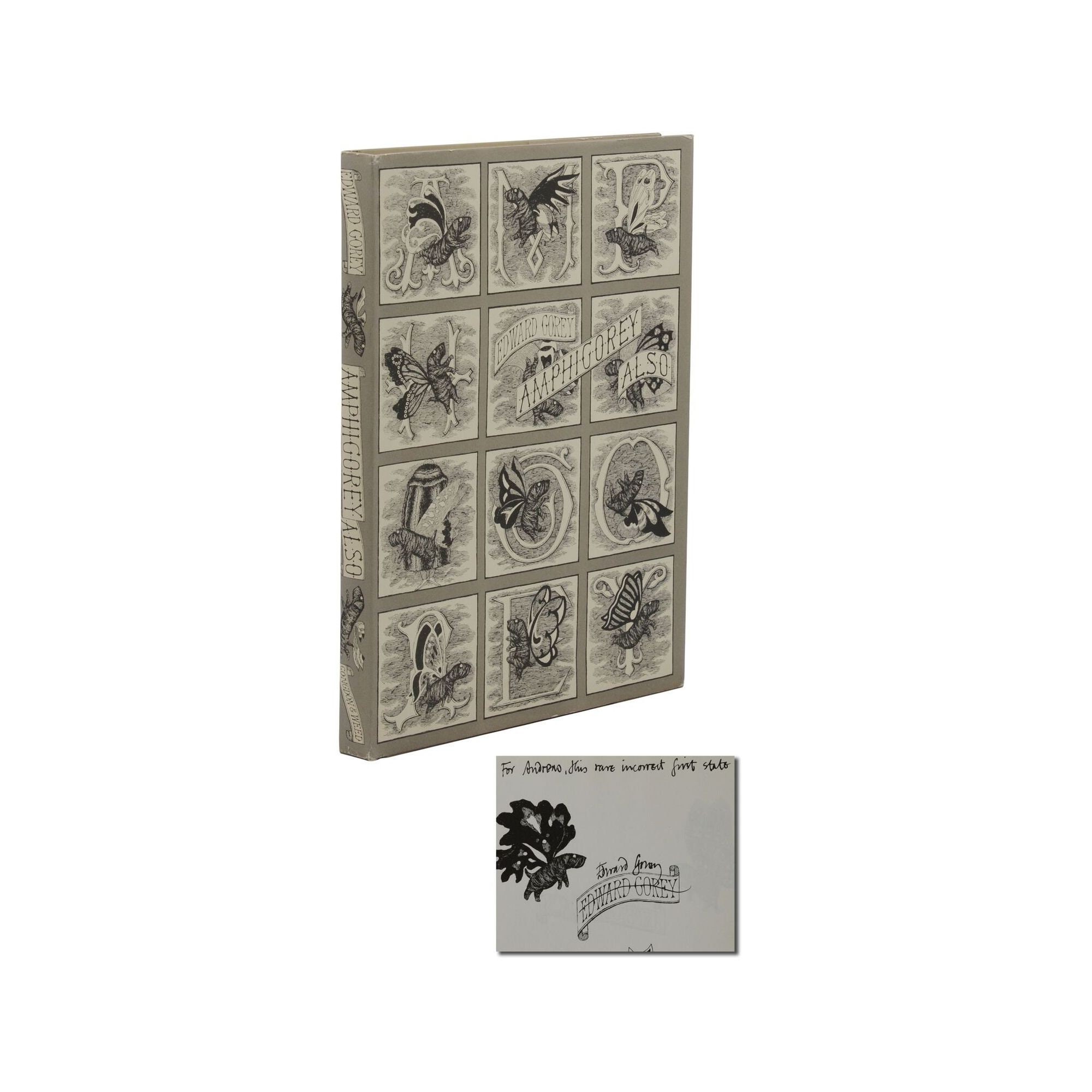 Amphigorey Also ~ SIGNED by EDWARD GOREY ~ First Edition ~ Rare