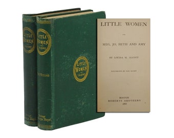 Kleine vrouwen ~ LOUISA MAY ALCOTT ~ Eerste editie ~ 1e druk ~ 1868 & 1869