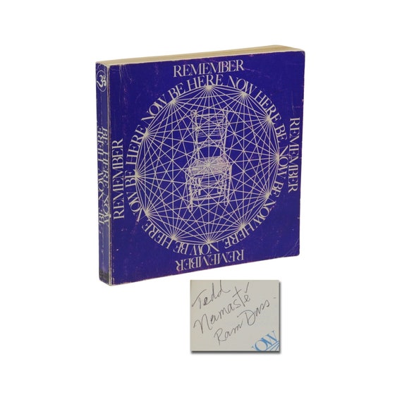 ビー・ヒア・ナウ ~ ラム・ダスによるサイン入り ~ 初版 ~ 初刷 ~ 1971