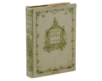 Peter and Wendy ~ J. M. BARRIE ~ First American Edition 1st ~ DJ ~ 1911 Pan