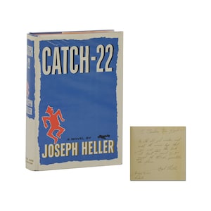 Catch 22 ~ ondertekend door JOSEPH HELLER ~ eerste editie ~ 1e afdrukken 1961