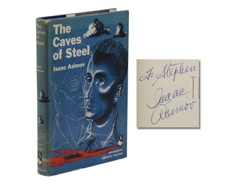 The Caves of Steel ~ SIGNED by ISAAC ASIMOV ~ First Edition ~ 1st Printing 1954