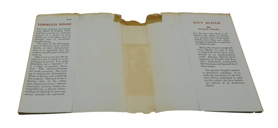 tobacco road first edition Buy Tobacco Road ~ ERSKINE CALDWELL ~ First Edition ~ 1st Printing Dust  Jacket 1932 Online in India