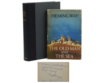 De oude man en de zee ~ Gesigneerd door ERNEST & MARY HEMINGWAY ~ ca.1954 Gesigneerd