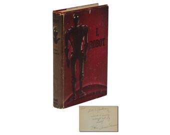 Ik, Robot ~ ONDERTEKEND door ISAAC ASIMOV ~ Eerste editie ~ 1950 ~ 1e ~ Gesigneerd