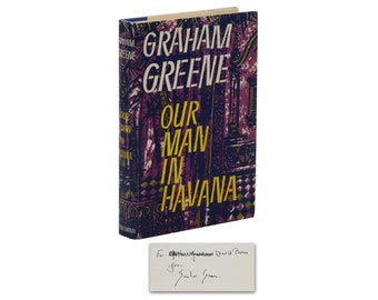 Our Man in Havana by GRAHAM GREENE ~ SIGNED First Edition 1958 ~ Spy Novel 1st