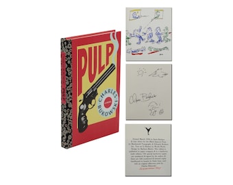 Pulp ~ SIGNED by CHARLES BUKOWSKI ~ Limited Presentation First Edition 1994 1st