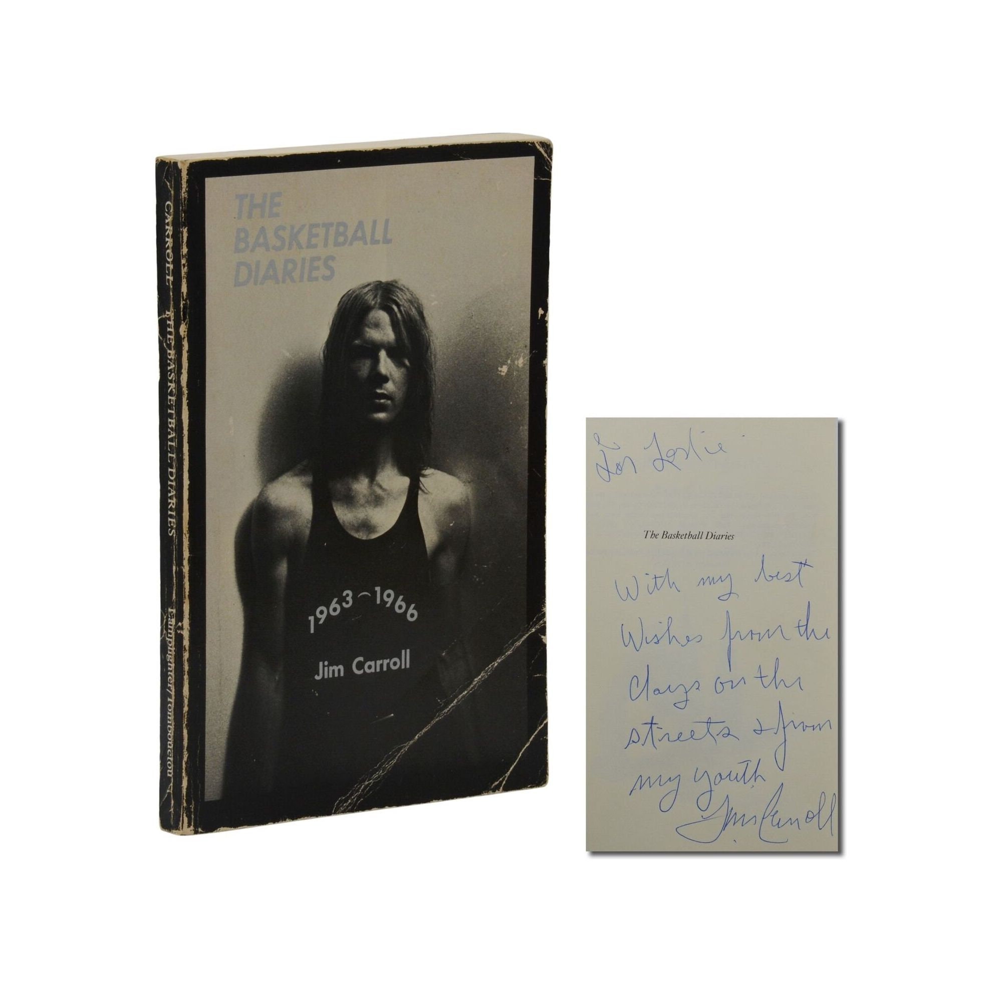 The Basketball Diaries ~ SIGNED by JIM CARROLL ~ First Edition