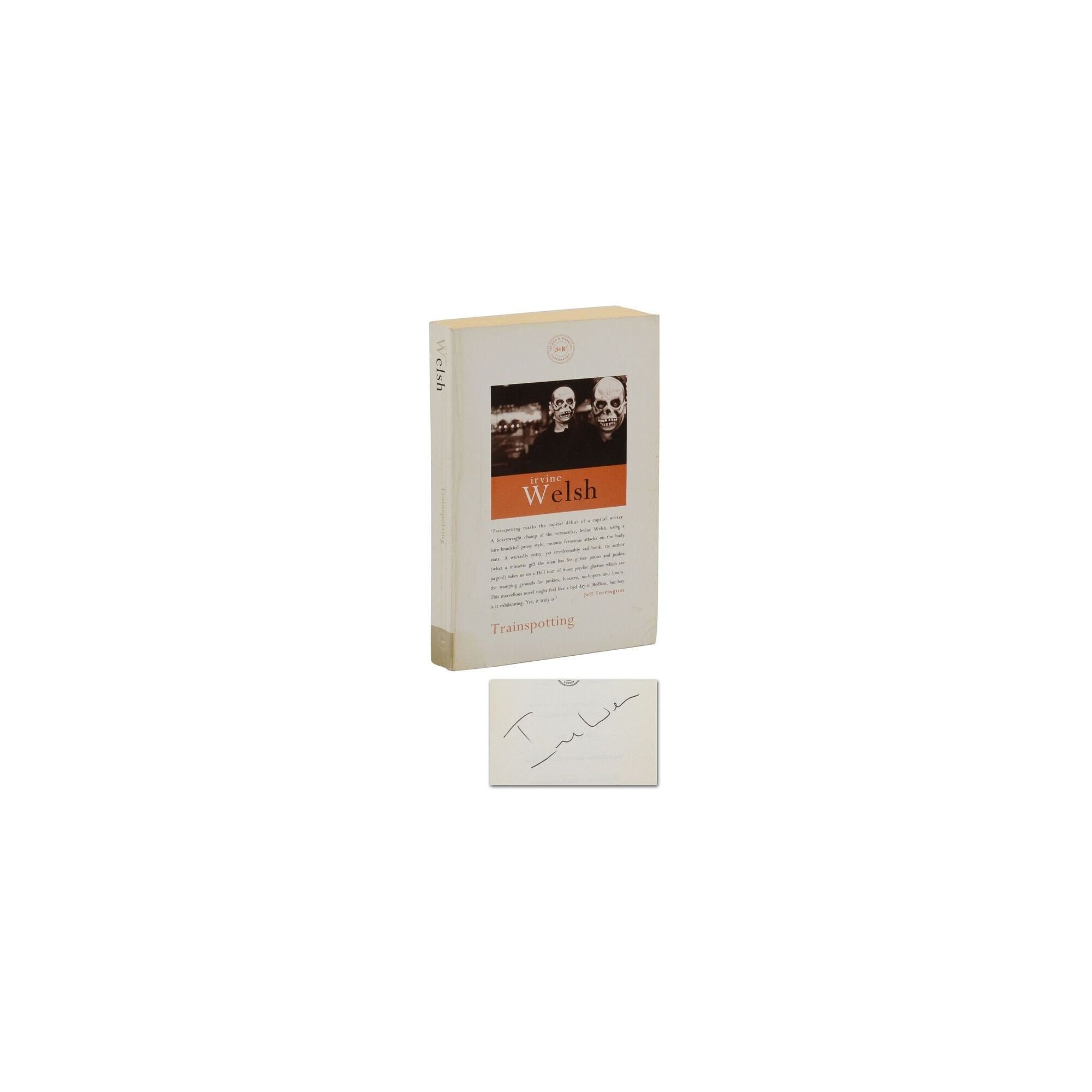 Trainspotting by IRVINE WELSH ~ SIGNED First Edition 1993 1st