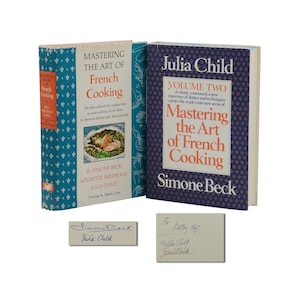 SIGNED Mastering the Art of French Cooking JULIA CHILD ~ First Edition Set 1961