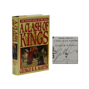 A Clash of Kings ~ Autografato da GEORGE R. R. MARTIN ~ Prima edizione americana 1a 1999