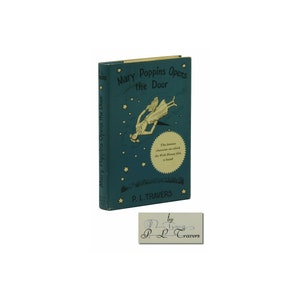 Mary Poppins Opens the Door ~ SIGNED by P. L. TRAVERS ~ Hardcover 1966 Reprint