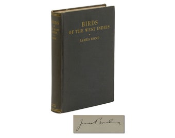 Field Guide to Birds of the West Indies SIGNED by JAMES BOND First Edition 1936