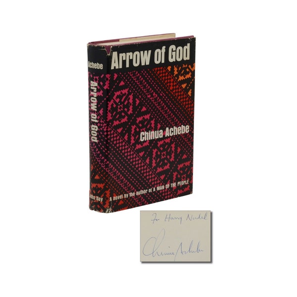 Arrow of God ~ SIGNED by CHINUA ACHEBE ~ First American Edition ~ 1st ~ 1967