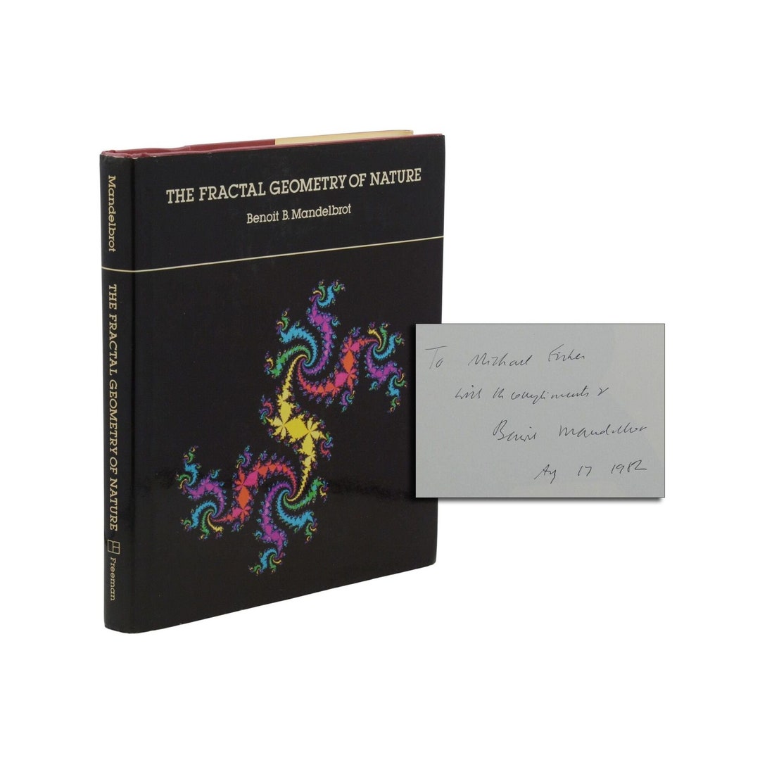 The Fractal Geometry of Nature ~ SIGNED by BENOIT B. MANDELBROT