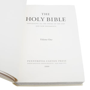 Barry Moser / Holy Bible Containing All the Books of the Old Limited Signed 1999 image 7