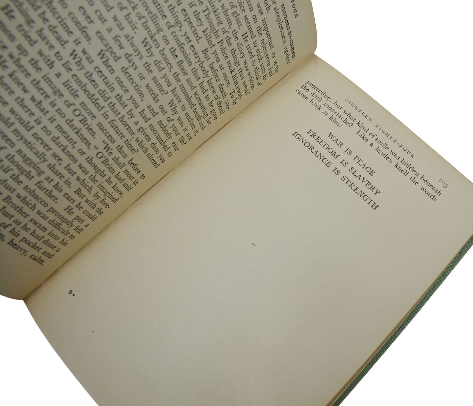 1984年 ~ ジョージ・オーウェル ~ 初版 ~ 第1刷 1949年 ~ 1984年