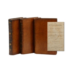 The Divine Comedy of Dante Alighieri 1802 Divina Commedia FIRST English Edition