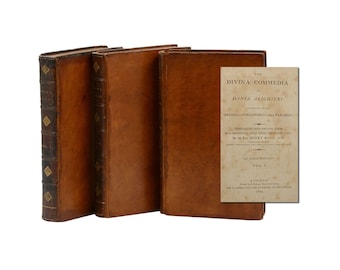 The Divine Comedy of Dante Alighieri 1802 Divina Commedia FIRST English Edition