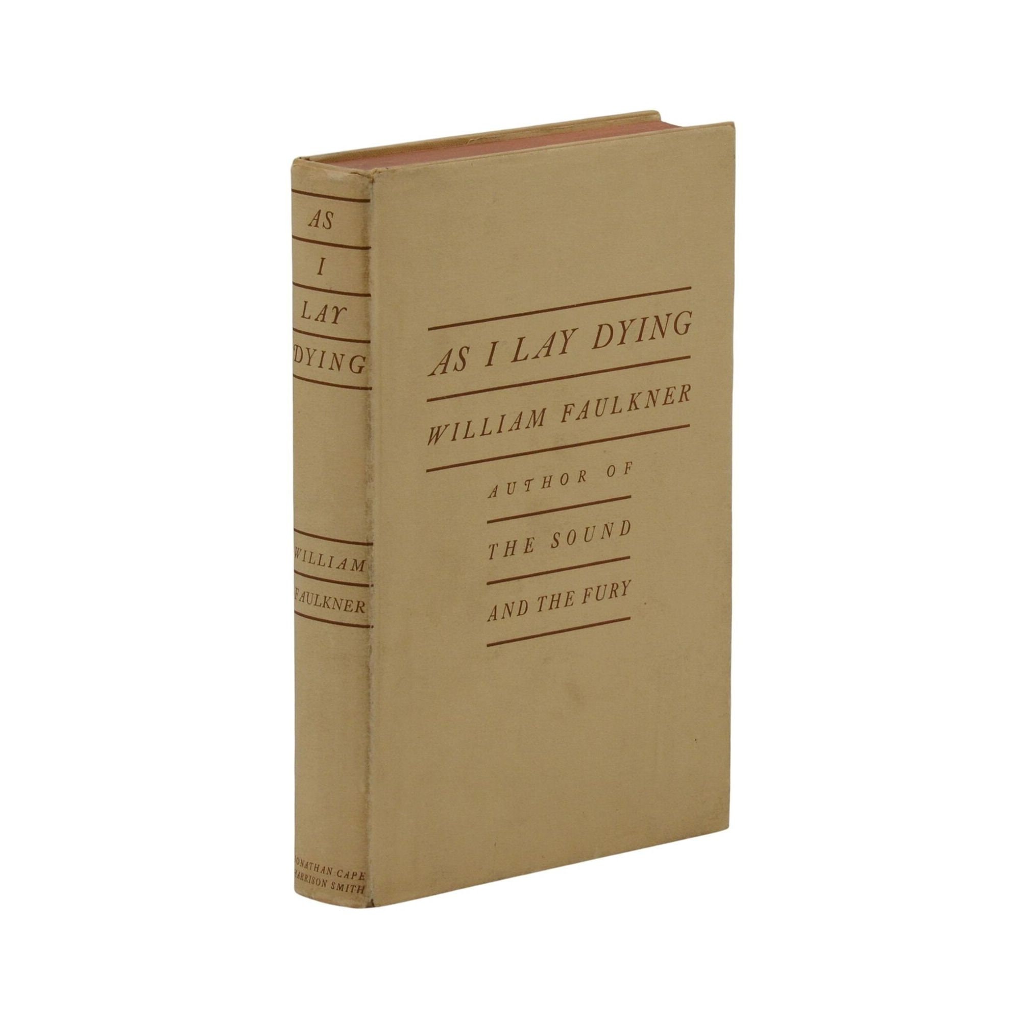 As I Lay Dying ~ WILLIAM FAULKNER ~ First Edition ~ 1st Issue
