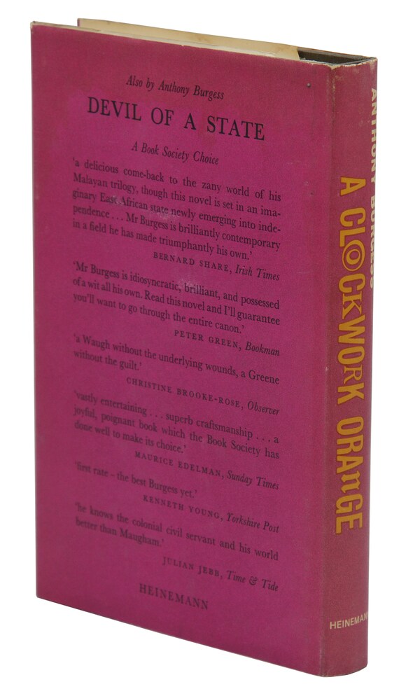 A Clockwork Orange ~ ANTHONY BURGESS ~ First British Edition