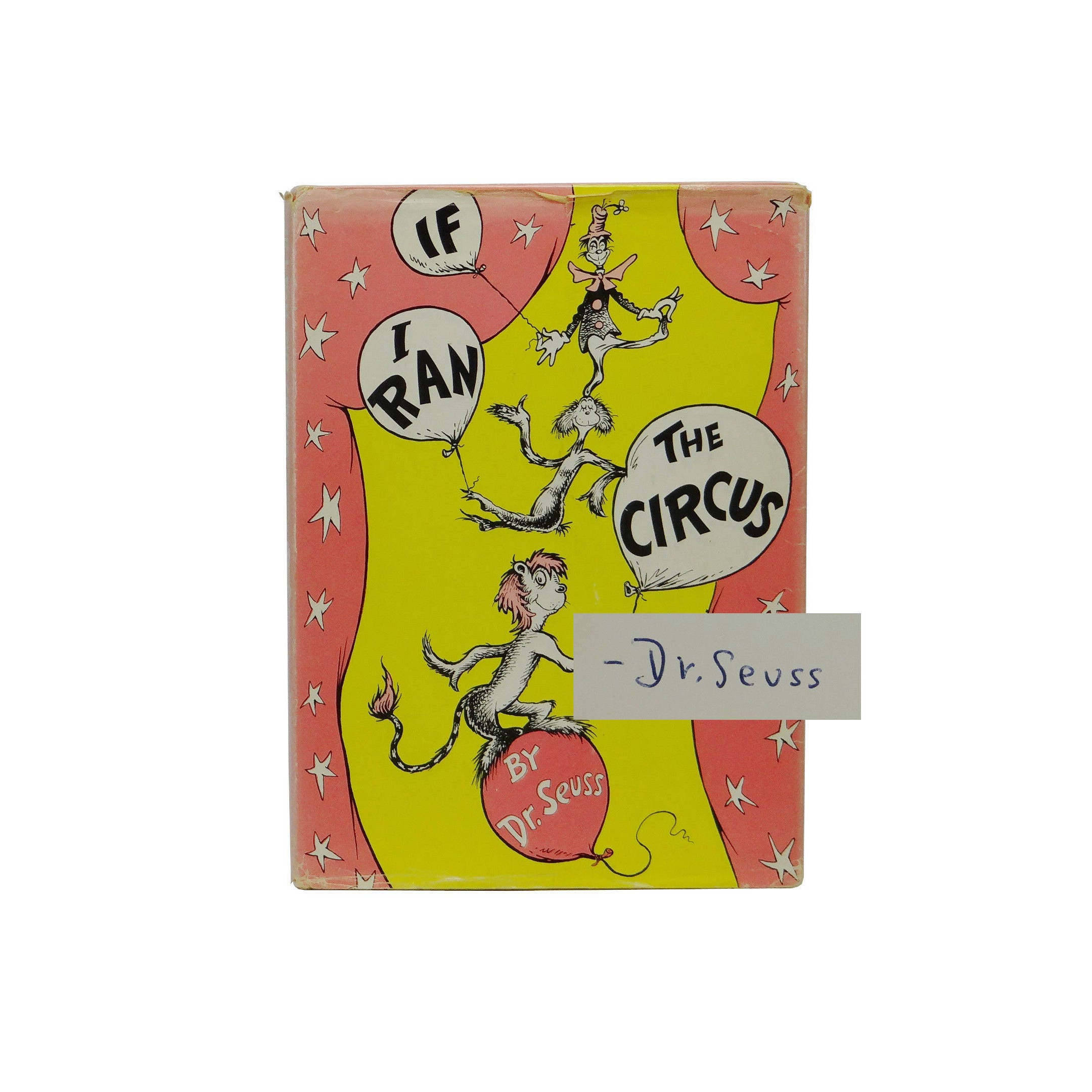 SIGNED If I Ran the Circus DR. SEUSS First Edition Dust Jacket 1st ...