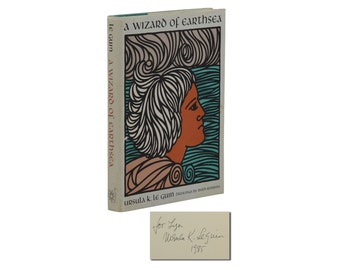 A Wizard of Earthsea ~ Signed by URSULA K. LE GUIN ~ First Edition ~ 1st 1968