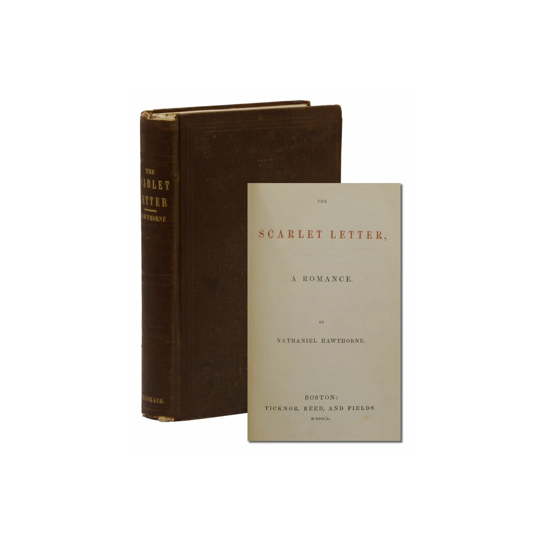 The Scarlet Letter ~ NATHANIEL HAWTHORNE ~ First Edition ~ 1st Printing ...