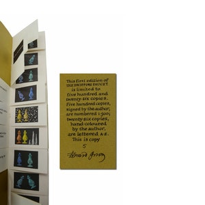 The Dripping Faucet ~ Signed & Hand-Colored by EDWARD GOREY Deluxe First Edition