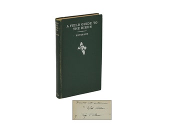 A Field Guide to the Birds ROGER TORY PETERSON Signed First Edition 4th Issue 1934