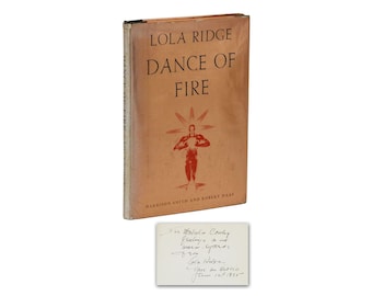 Dance of Fire by LOLA RIDGE ~ SIGNED First Edition 1935 ~ Anarchist Poet 1st