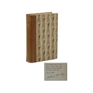 Sin ojos en Gaza ~ ALDOUS HUXLEY ~ Primera edición limitada firmada ~ 1a ~ 1936