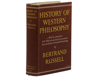 Geschichte der westlichen Philosophie ~ BERTRAND RUSSELL ~ First Edition ~ 1st ~ 1946