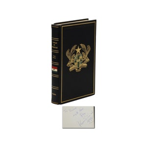 I Speak of Freedom ~ SIGNED by KWAME NKRUMAH ~ Presentation Copy Africa Ghana