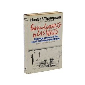 HUNTER S. THOMPSON ~ Fear and Loathing in Las Vegas ~ First Edition 1st Printing