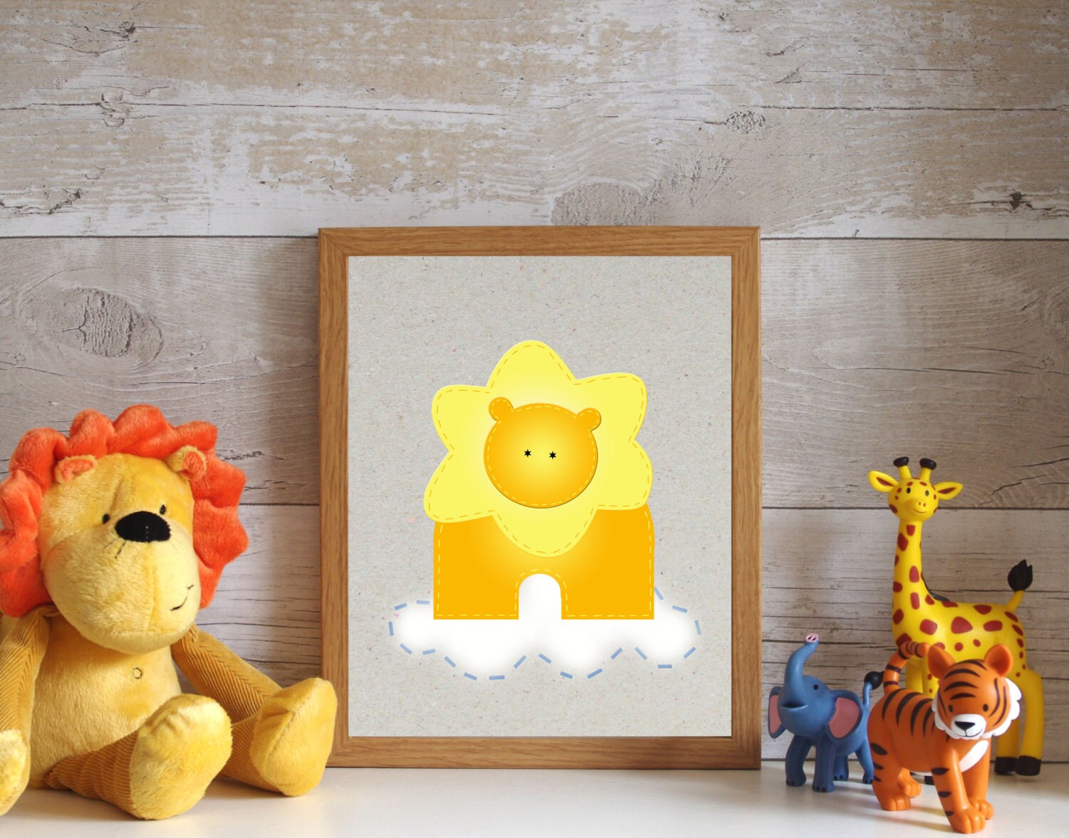 Lion Nursery Wall Art Nursery Print Playroom Decor Etsy