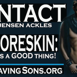 Intact Jensen Ackles: Foreskin It&#39;s a GOOD Thing! Intactivist Rally Sign